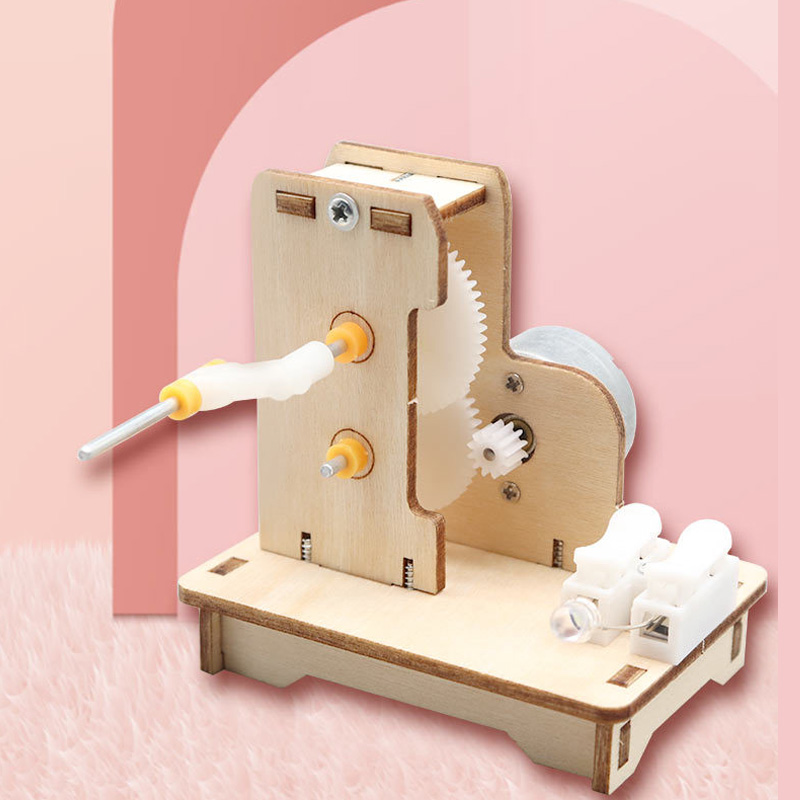 Science Diy Model - Generator tangan Mini DIY, Kit percobaan