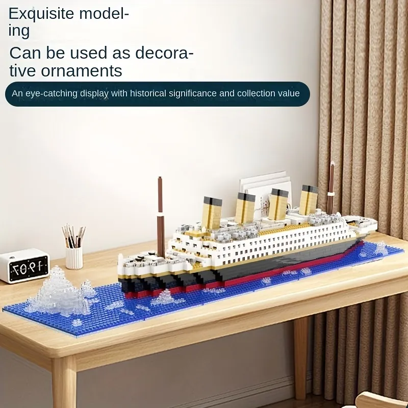 Science Olympiad - Titanic cruise ship blok bangunan perakitan
