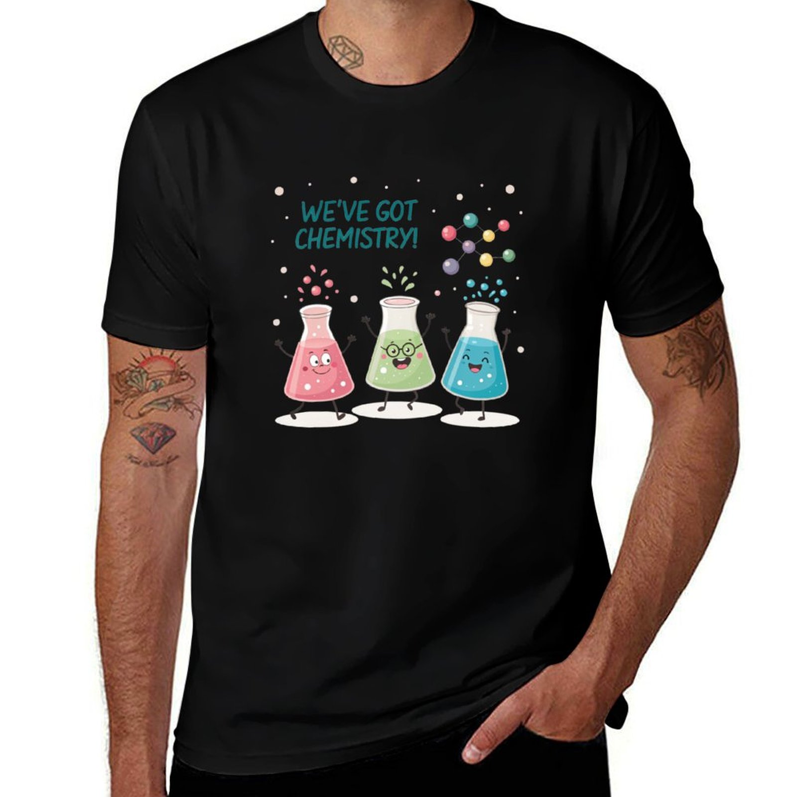 Science Buddy - Kaos Science Beaker Buddies, Kaos Lengan