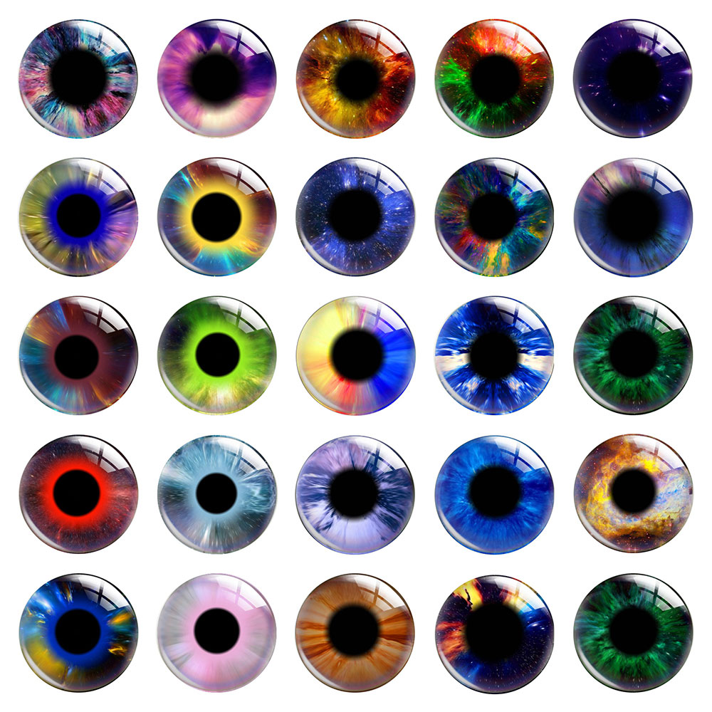 Science Toys Diy - Kaca Cabochon Bentuk Mata Bulat Sains-Fiksi