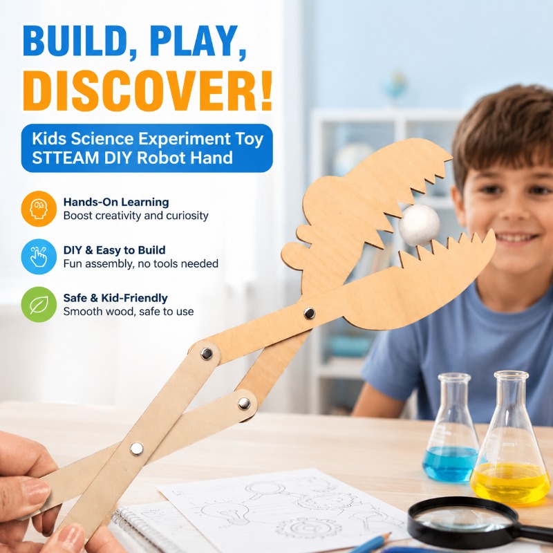 Kit Tangan Robot DIY Eksperime - Science Project Robot ulasan dan harga